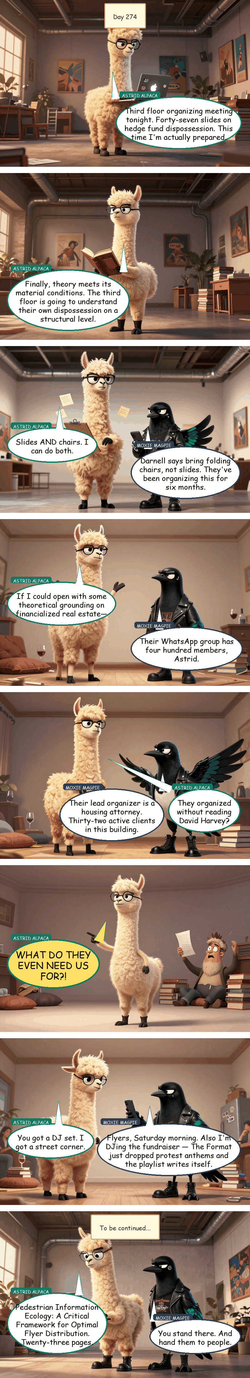 Solidarity House - Day 274: Flyer Duty (A Critical Framework)