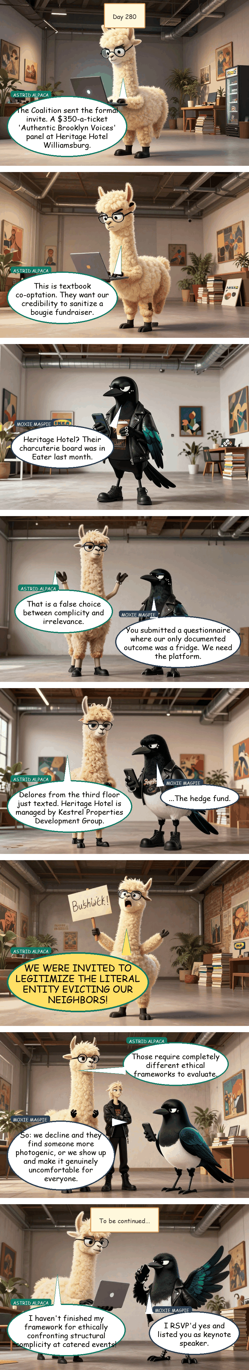 Solidarity House - Day 280: The Enemy's Charcuterie