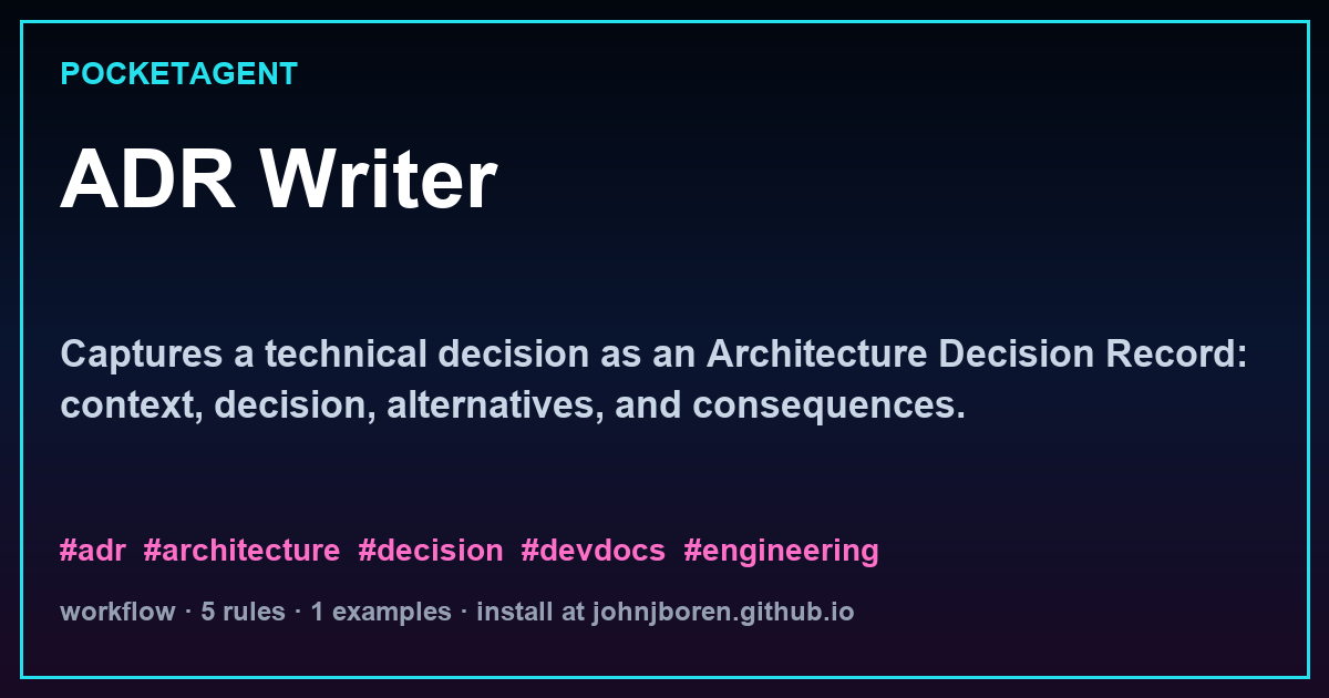 ADR Writer
