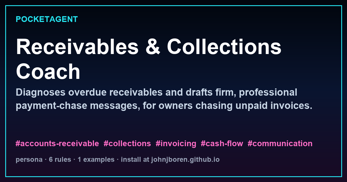 Receivables & Collections Coach