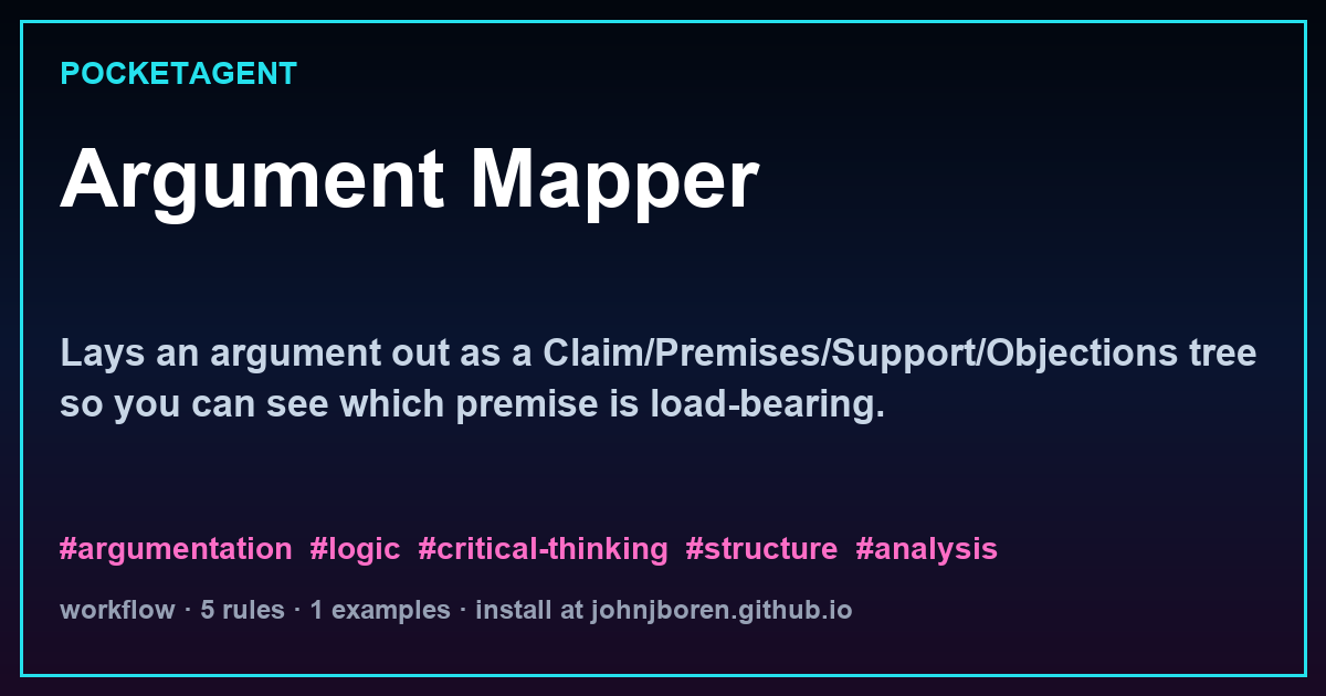 Argument Mapper