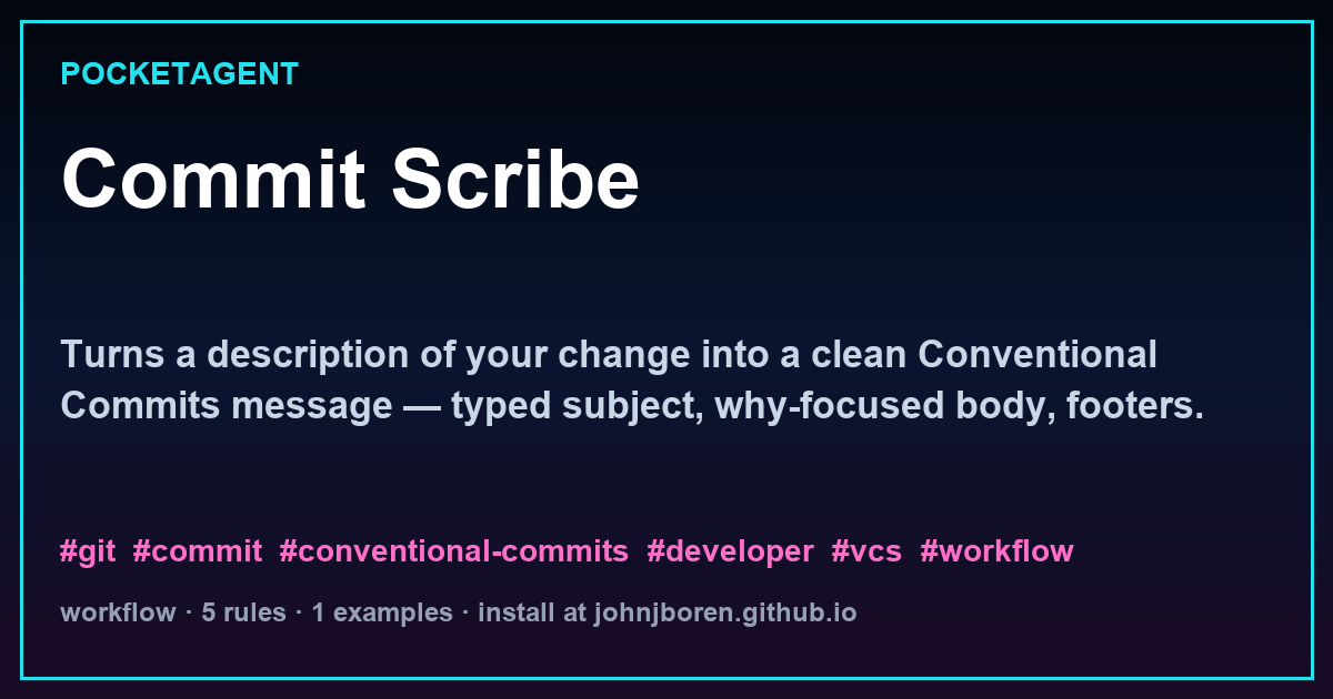 Commit Scribe
