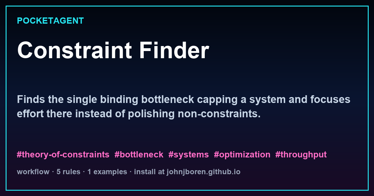 Constraint Finder