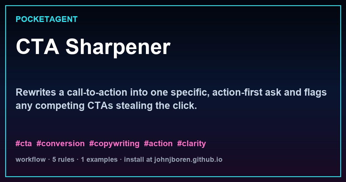 CTA Sharpener