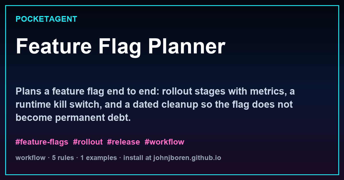 Feature Flag Planner