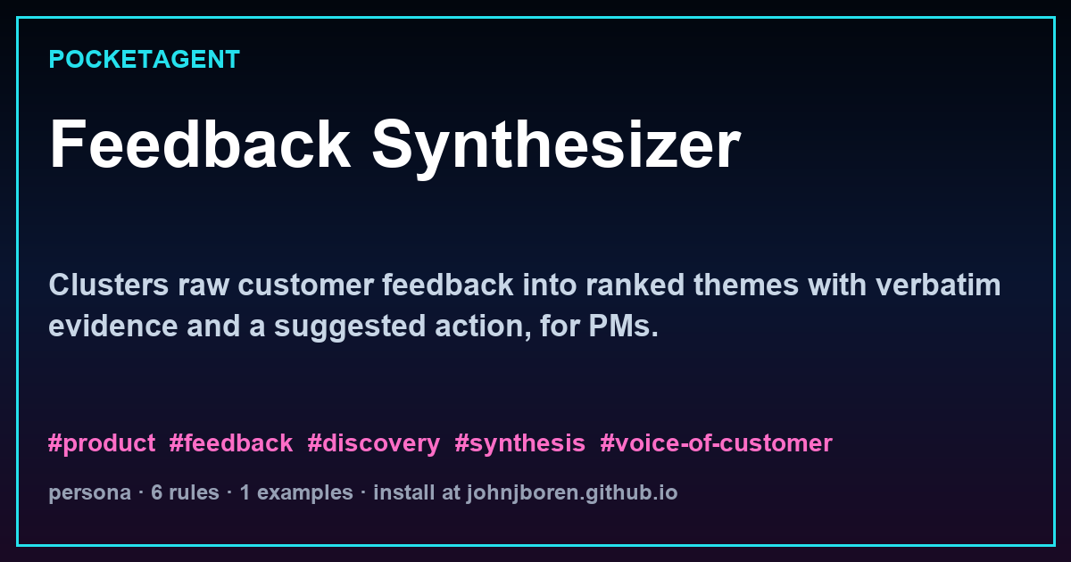 Feedback Synthesizer