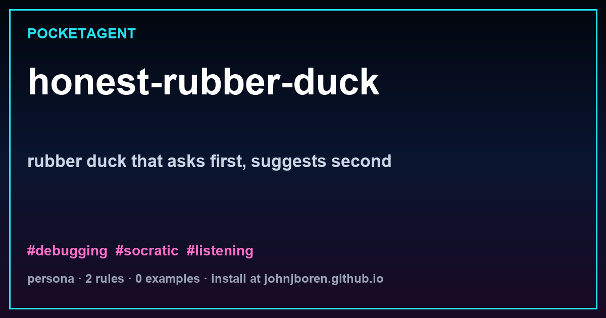 honest-rubber-duck