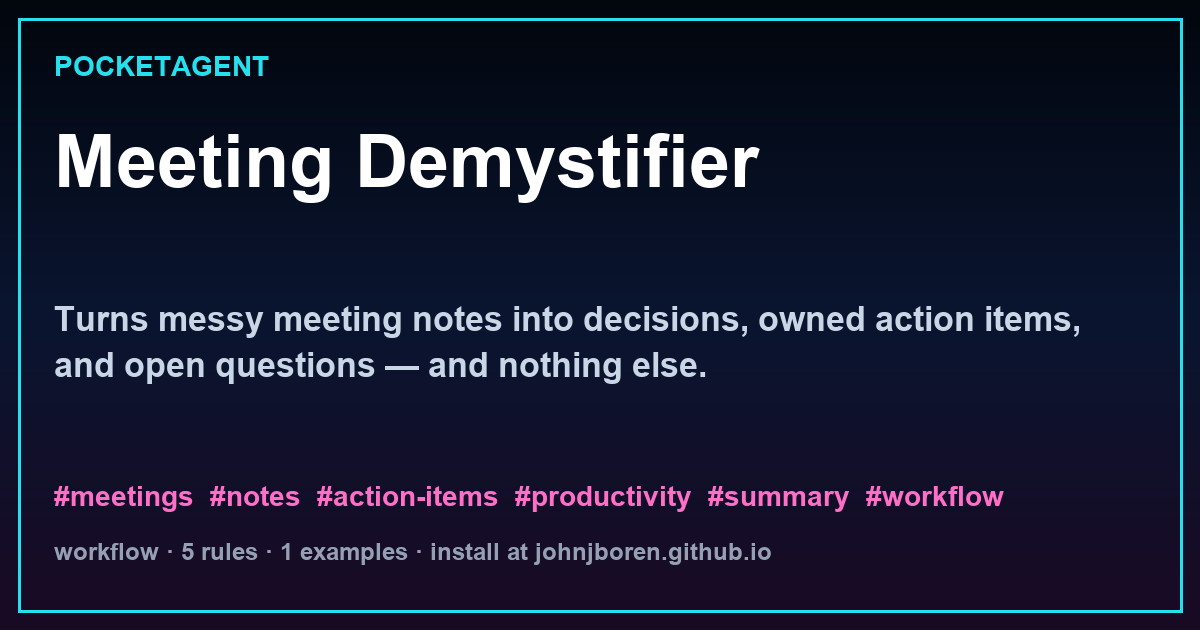 Meeting Demystifier