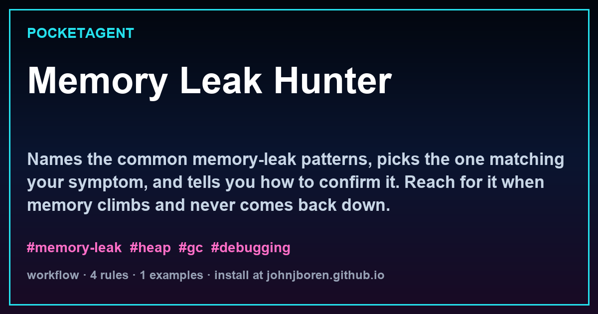 Memory Leak Hunter