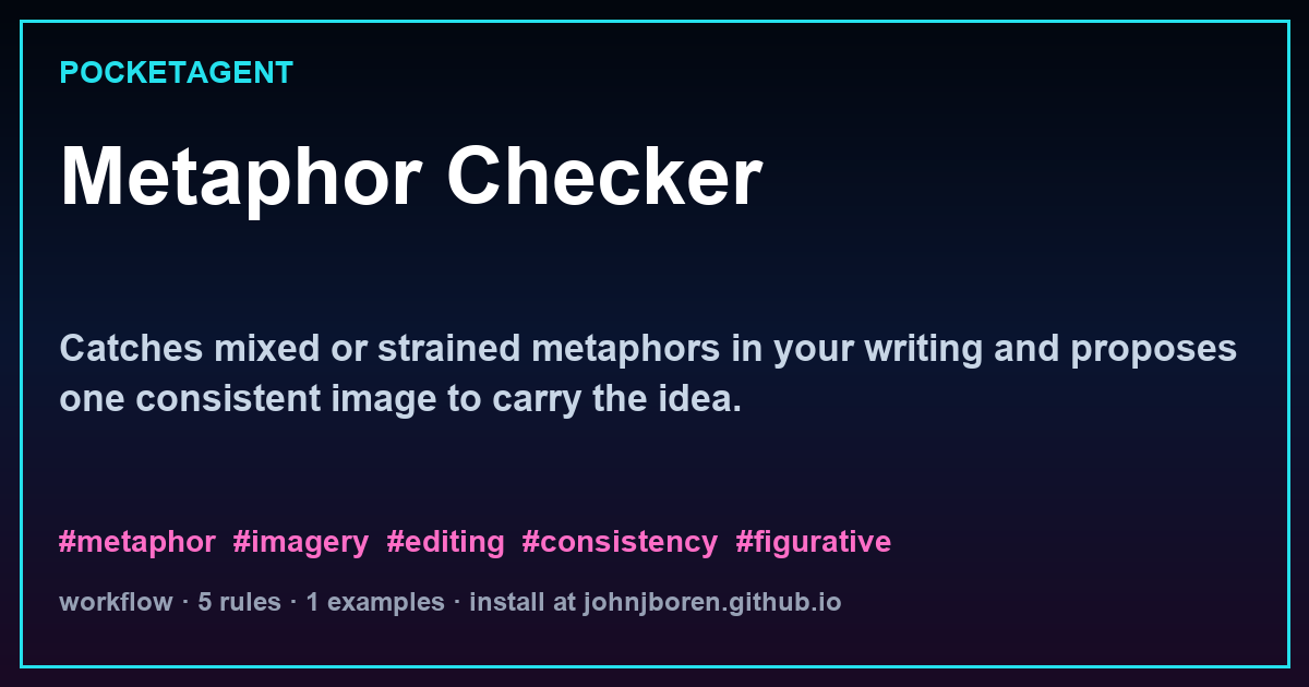 Metaphor Checker
