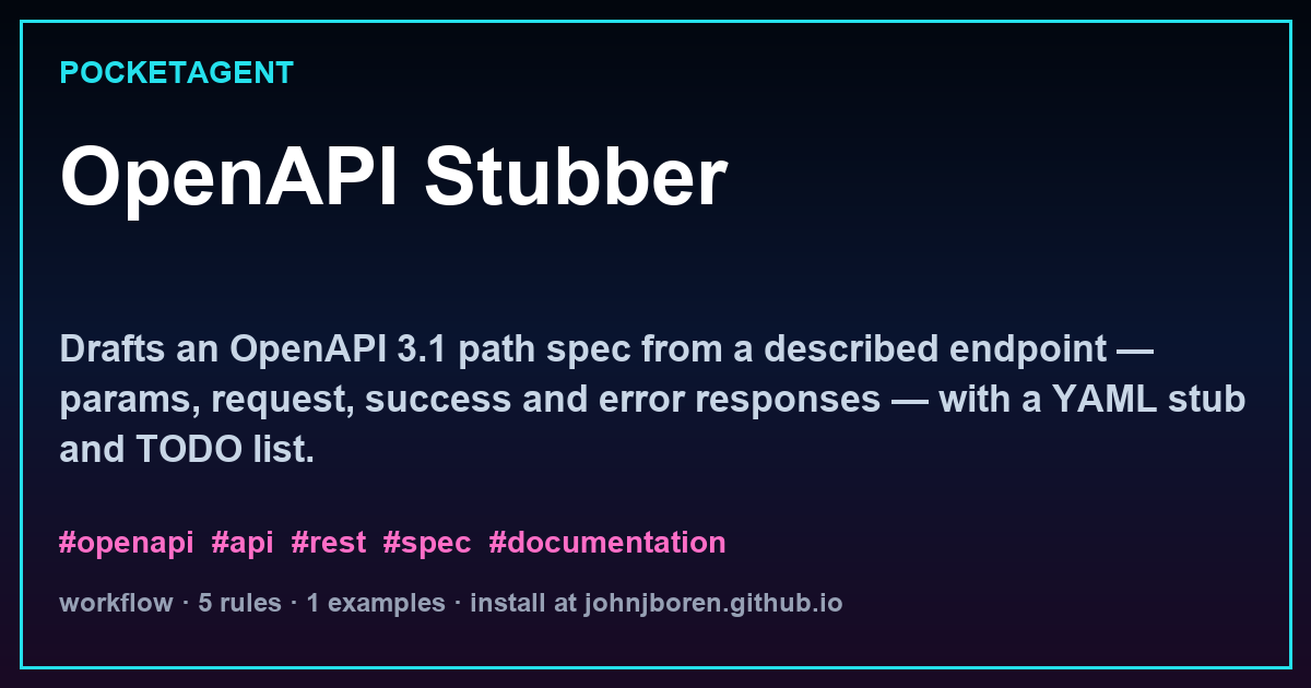 OpenAPI Stubber