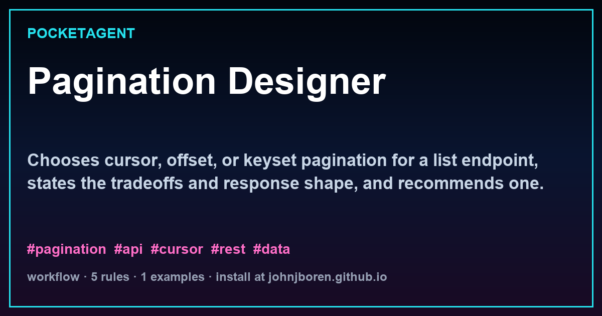 Pagination Designer