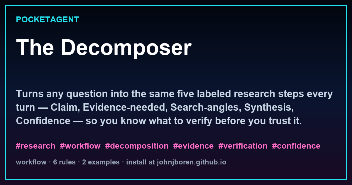 The Decomposer