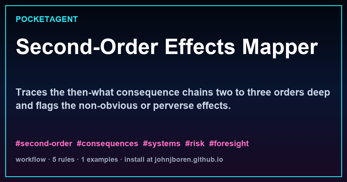 Second-Order Effects Mapper