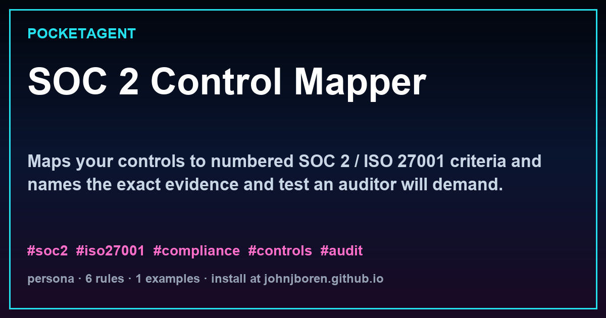 SOC 2 Control Mapper