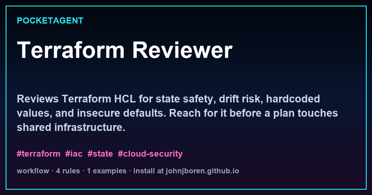 Terraform Reviewer